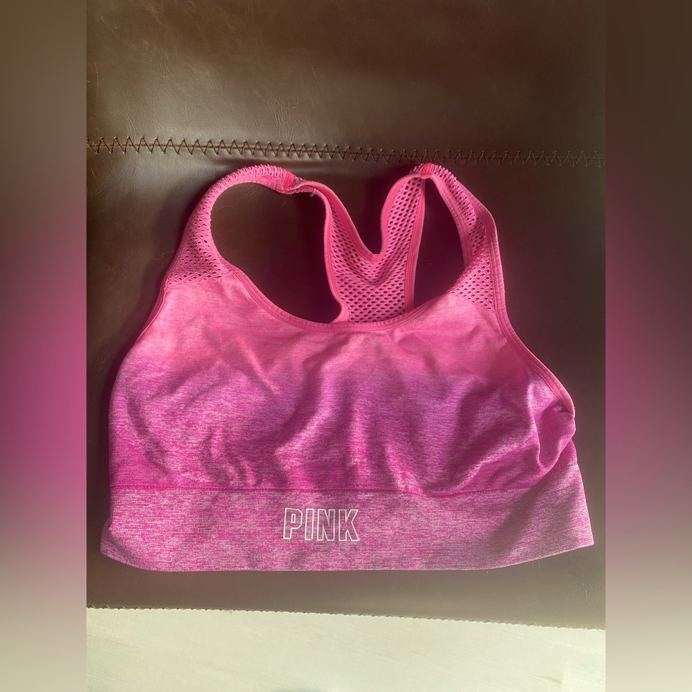 Set 2 Victoria’s Secret PINK Wireless Sports Bras Size 34C